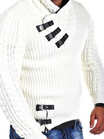 blanc Pulls Homme Pulls Tricots Bijou Hiver Blanc Gris