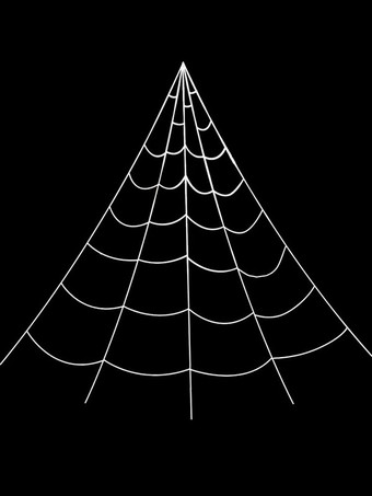 ハロウィン ハロウィーンの装飾白い蜘蛛の巣ポリエステル繊維休日の装飾