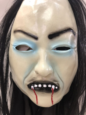 ハロウィン 大人の人間の顔の装飾のためのハロウィーンの怖いマスクポリエステル繊維の休日の装飾