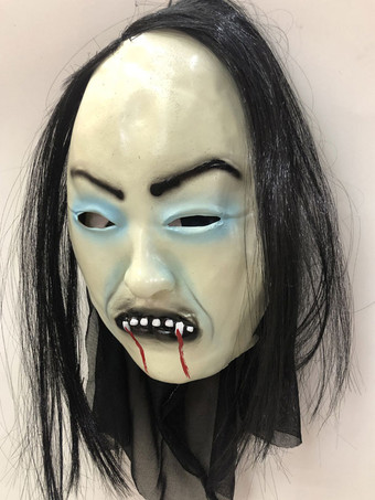 ハロウィン 大人の人間の顔の装飾のためのハロウィーンの怖いマスクポリエステル繊維の休日の装飾