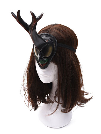 ハロウィン 大人のライトグレーのポリエステル繊維悪魔の帽子のハロウィーンの怖い装飾休日の装飾