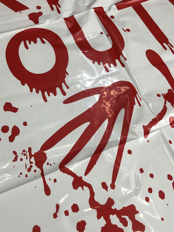 ハロウィーンの怖い装飾黒いポリエステル繊維の壁掛け休日の装飾