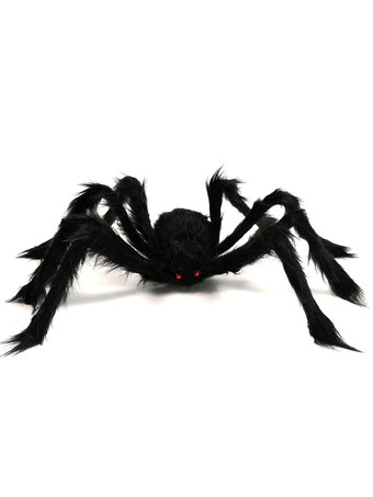 ブラック ハロウィン ハロウィーンの装飾黄色のポリエステルファイバースパイダー怖い小道具