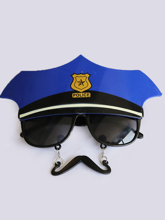 ネイビーブルーハロウィンデコレーションブラックポリエステルファイバーファニーグラスホリデーグラス