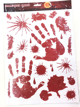 ハロウィン ハロウィーン怖い装飾ブルゴーニュ紙ステッカー