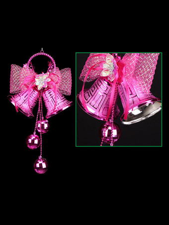 ローズレッドハロウィーンの装飾赤いポリエステル繊維の蝶結び