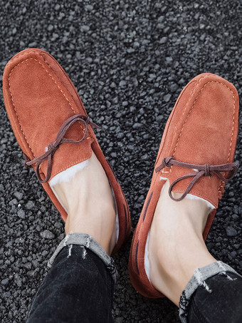 メンズ ベルギーローファー タイ 暖かい冬用ドライビングシューズ