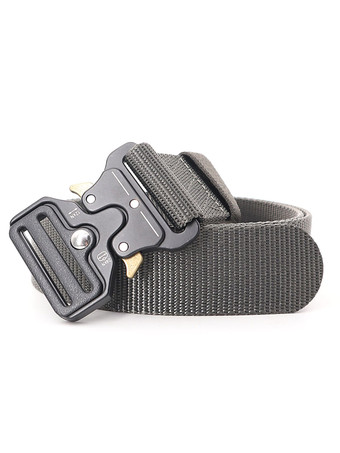 グレイファッションメンズベルトキャンバス