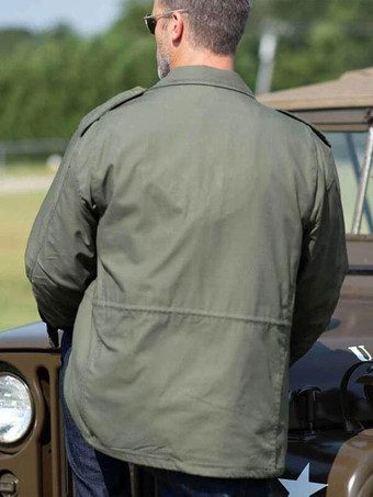 メンズジャケットジッパーポリエステルスマート