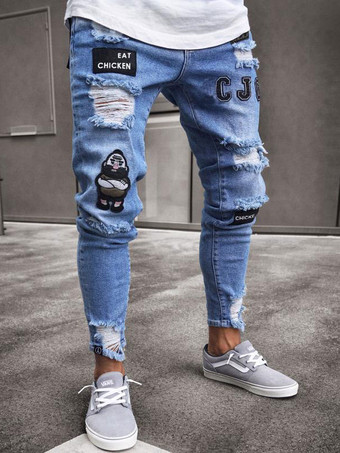 Ceder té precisamente Jeans para hombre, eans rasgados, jeans ajustados | Milanoo.com