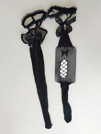 女性のためのホーザリーブラックシアーカットアウトナイロンセクシーランジェリー