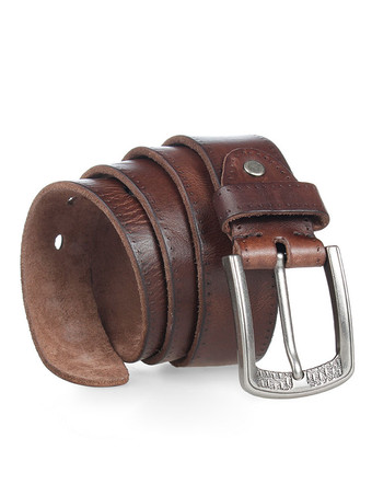 Men Belt Leather Fashion Light Brown Belt