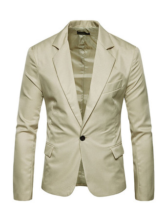 Abiti casual Blazer & Giacche Uomo  's Suits Casual Business Casual kaki verde uomini attraenti ' s