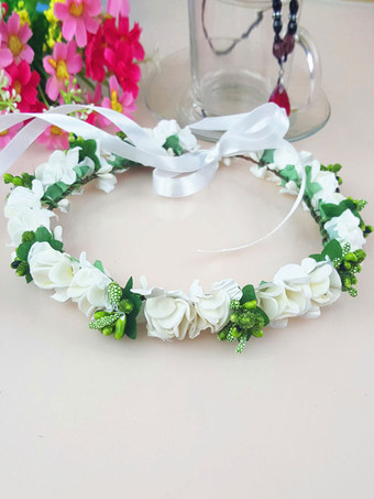 白いかぶと結婚式の帽子PVCブライダルヘアアクセサリー