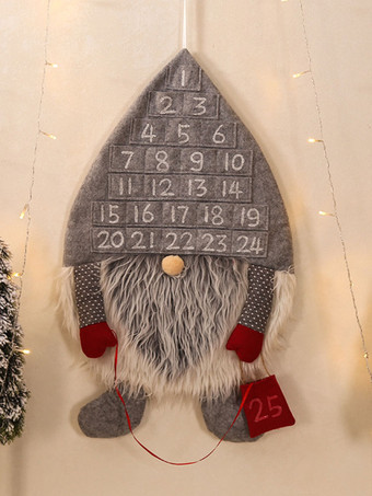 ライトグレー 赤いクリスマスの小道具ポリエステル繊維ポリエステルクリスマスホリデーコスチューム小道具