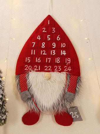 レッド 赤いクリスマスの小道具ポリエステル繊維ポリエステルクリスマスホリデーコスチューム小道具