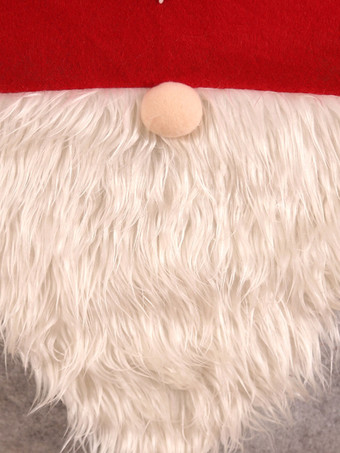 灰色のクリスマス帽子ポリエステル繊維赤いクリスマスホリデーコスチューム