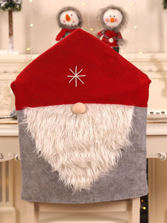 レッド 灰色のクリスマス帽子ポリエステル繊維赤いクリスマスホリデーコスチューム