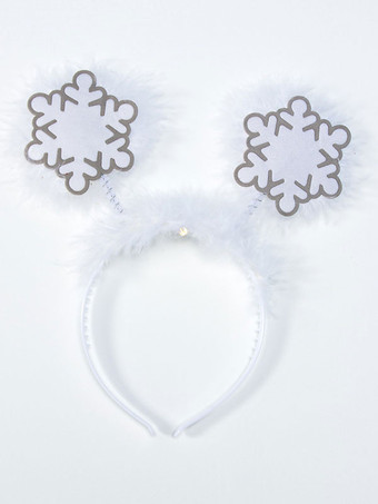 ホワイト クリスマスアクセサリーグリーンサンタツリーポリエステルファイバーヘッドウェアクリスマスホリデーアクセサリー