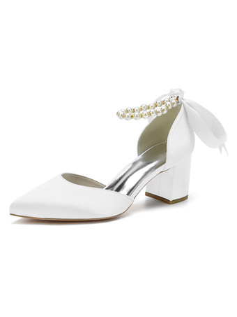 ホワイト 女性のかかと子犬のかかと手作りサテンサンダルロートップブルーアンクルストラップかかと