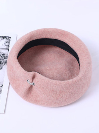 RoseChapeaux Béret Casquette Femme Unicolore