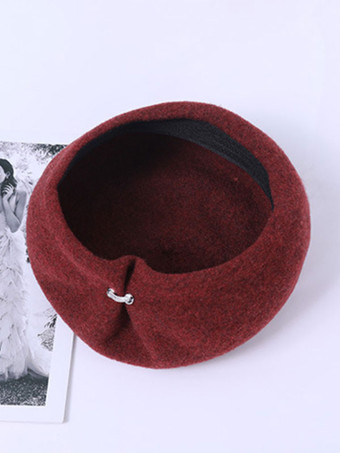 BordeauxChapeaux Béret Casquette Femme Unicolore