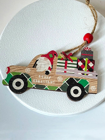 レッドクリスマスカー小道具ポリエステルファイバークリスマスホリデーコスチューム小道具