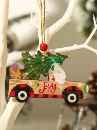 レッドクリスマスカー小道具ポリエステルファイバークリスマスホリデーコスチューム小道具