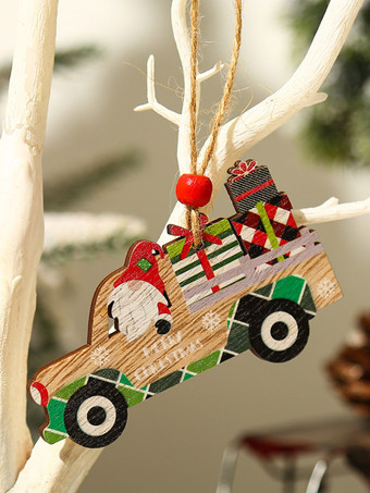 アプリコットレッドクリスマスカー小道具ポリエステルファイバークリスマスホリデーコスチューム小道具