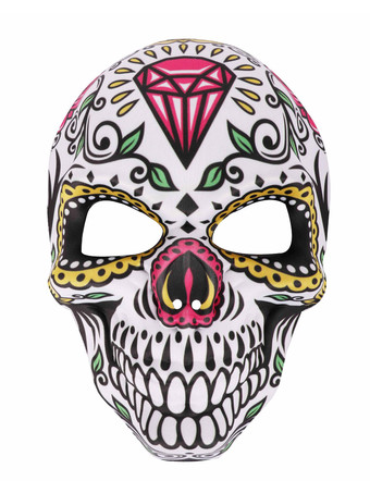 大人のためのカーニバルマスク赤いプラスチックマスカレードコスチュームアクセサリー