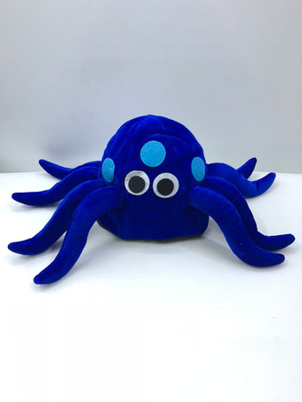 カーニバルキャップユニセックスロイヤルブルータコキャップコスチュームアクセサリー