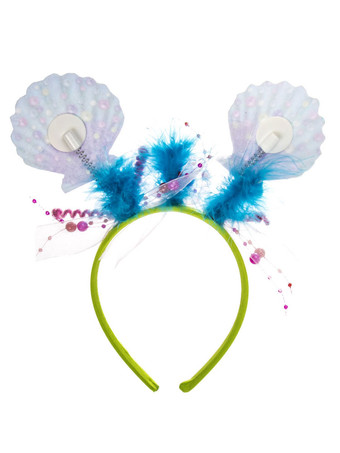 女性のためのヘッドバンドプラスチックヘアバンドマルディグラヘアアクセサリー