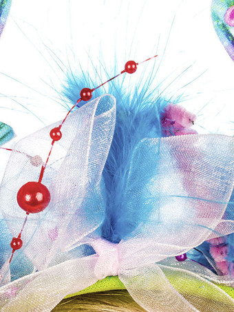 女性のためのヘッドバンドプラスチックヘアバンドマルディグラヘアアクセサリー