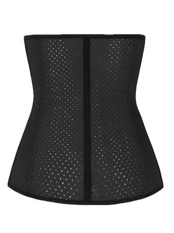 Shapewear Black Sleeveless Straps Neck Lingerie Body Shaper - Milanoo.com