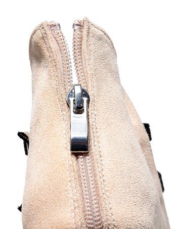 ラテンダンスシューズマイクロスエードアッパーブラックピープトウジッパーダンスシューズ