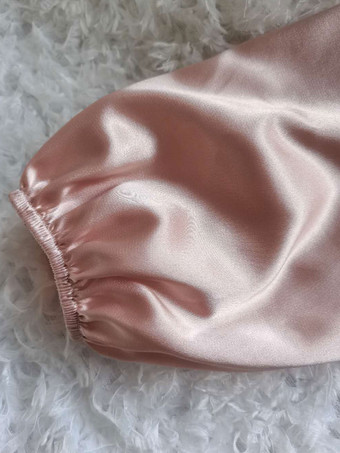 誕生日パーティードレス ブラック Vネック プリーツ 長袖 ストレッチ セミフォーマルドレス