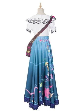 2021 Film Encanto Enfant Mirabel Robe Cosplay Costume –