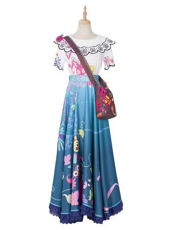 Encanto e la casa piena di magia Mirabel Cosplay Costume Set