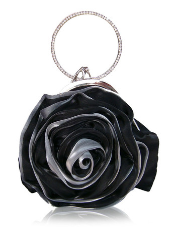 noir Sac à main de mariée pochette mariée sac de soirée