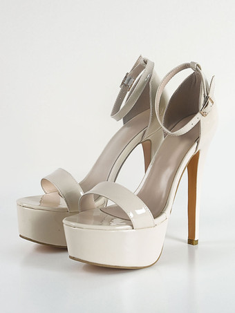 女性セクシーなサンダル　2025　プラットフォーム　オープントゥ　スカイハイ　アンクルストラップサンダルシューズ　ハイヒールサンダル