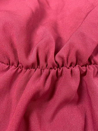 ラップドレス ノースリーブ ブラッシュピンク Vネック ノットスリット プロム マキシドレス