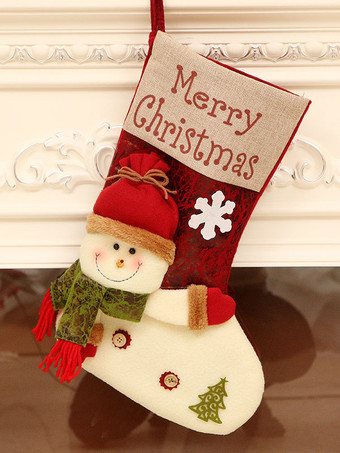 ダークグリーンクリスマスの靴下 カワイイ新作　プレゼント クリスマスツリー 装飾品