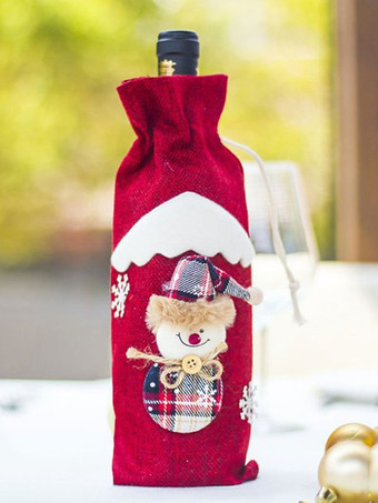 レッド パーティー用品ポリエステル繊維クリスマスコスチューム装飾