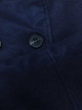 Military Coat Double Breasted Buttons Cape Poncho For Women