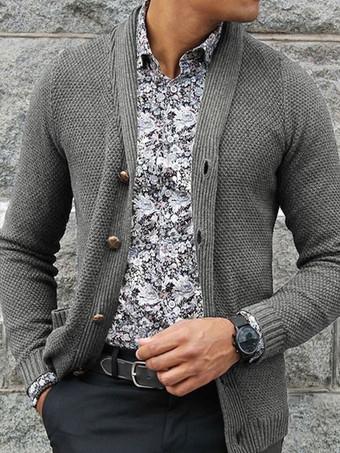 chaquetas de punto para hombre, chaquetas de punto baratas para hombre,  chaqueta de punto de moda para hombre - Milanoo.com