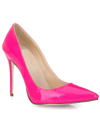 ハイヒール ポインテッドトゥ パンプス ブラック ピンヒール 靴の甲の素材：パテント PU 11.5cm プラスサイズシューズ シューズ レディース靴 結婚式 二次会 通勤用 仕事 キャバ 卒園式 卒園式