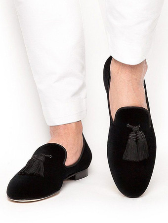 メンズシューズ マスタード スリッポン タッセルローファー