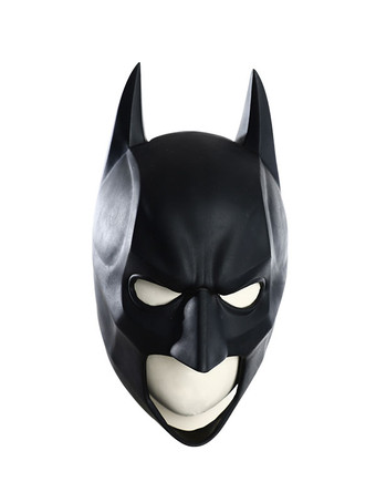Batman Dark Knight Bruce Wayne Cosplay Mask Black Latex DC Comics Cosplay Face Cover
