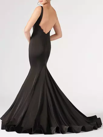 cute homecoming dresses black Spaghetti Strap V-neck Backless Short Dress ARD2368 Wedding_Girl_Dress Color:Solid White Satin 3 Elegant Sleeveless A-Line Midi