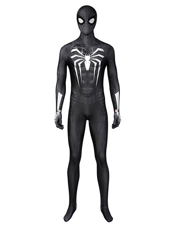 Unisex Spiderman Costumes Adult's Polyester Fiber Costumes Hood Full Body Lycra Spandex